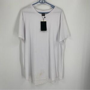 Hey Big White Short Sleeve Basic Men's Tee size 3XL